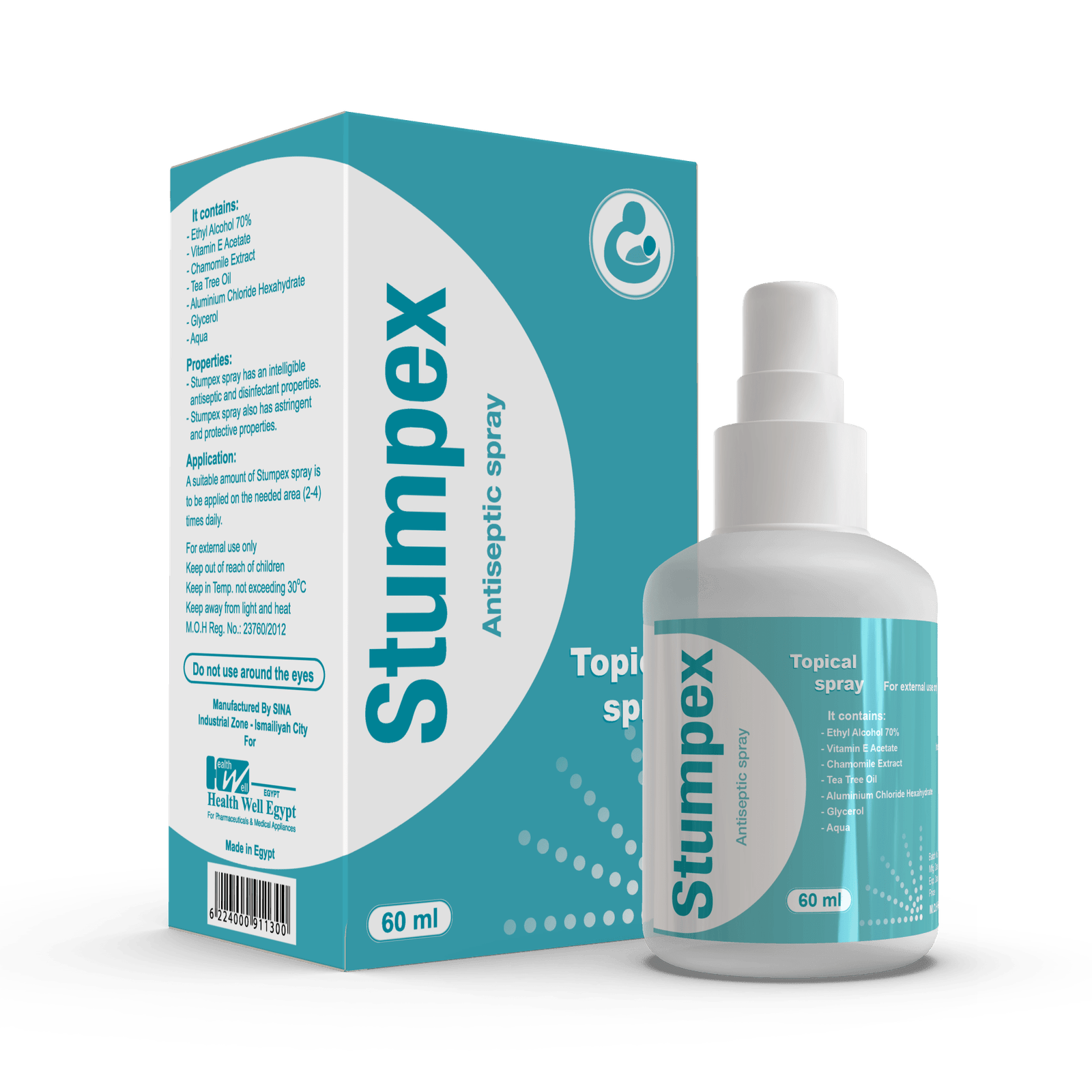 Stumpex Spray 70% Alcohol – Wound Care & Sterilization